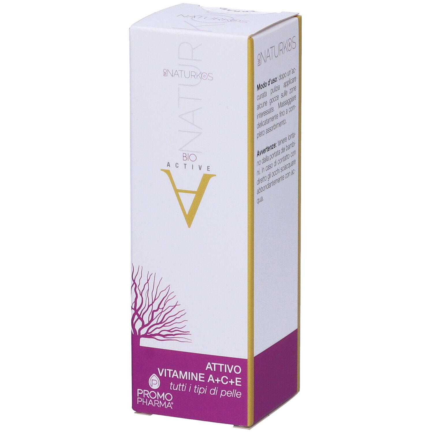 Bio Naturkos Active Attivo Vitamine A+C+E 30 ml Concentrato