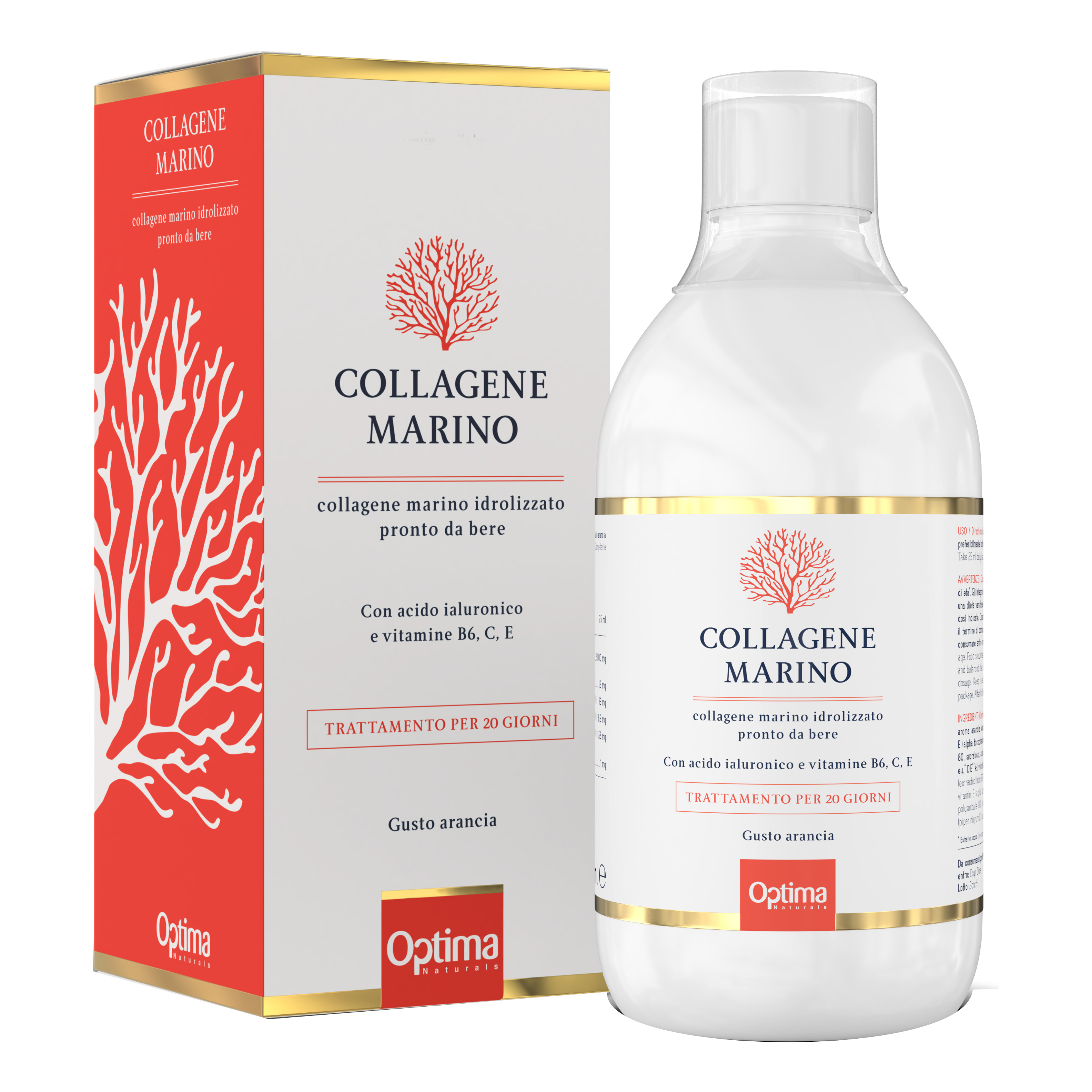 Collagene marino idrolizzato liquido pronto da bere 500 ml — confronto prezzi