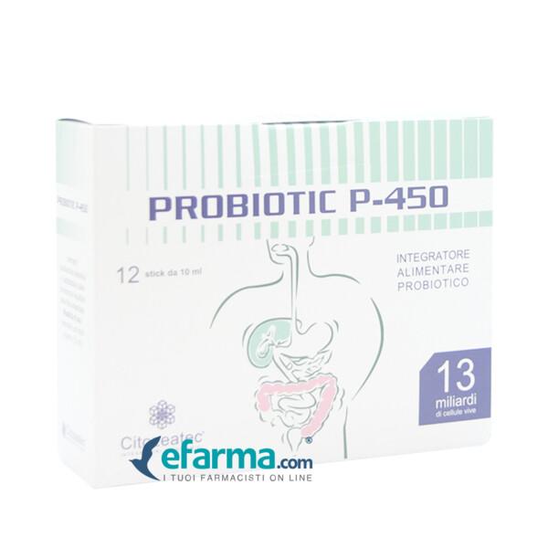 Citozeatec Probiotic P-450 Integratore Probiotico 12 Stick Monodose da 10 ml