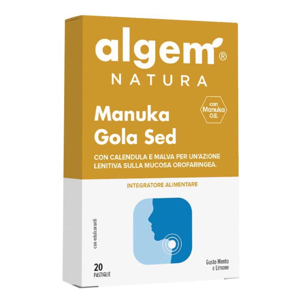 Algem Natura Algem Manuka Gola Sed Integratore Alimentare 20 Pastiglie