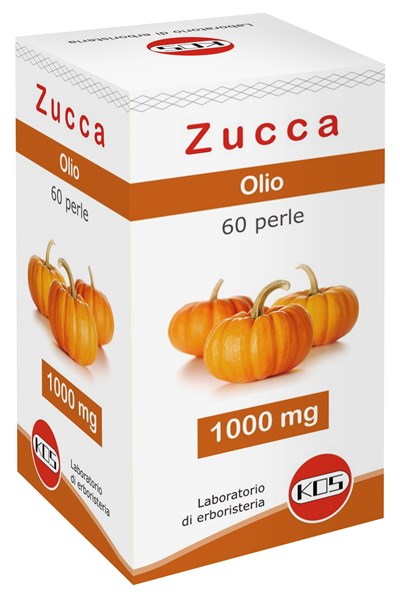 Kos Olio di Zucca Integratore Benessere Prostata e Vie Urinarie, 60 Perle