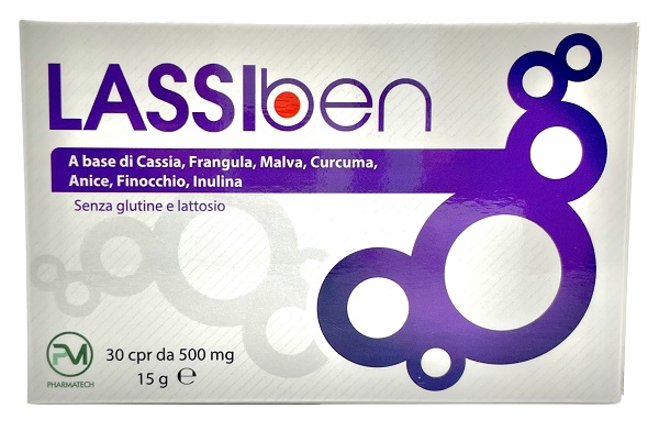 Piemme Pharmatech Lassiben - Integratore Lassiben 30 compresse per il transito intestinale, 15 g — confronto prezzi