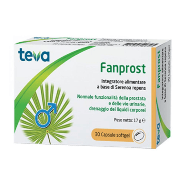 Fanprost Teva Integratore per la salute della prostata 30cps