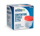 CONTENITORE STERILE PER ANALISI DELLE URINE UNIDEA 120 ML