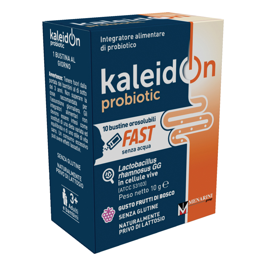 Kaleidon probiotic fast frutti di bosco 10 buste orosolubili