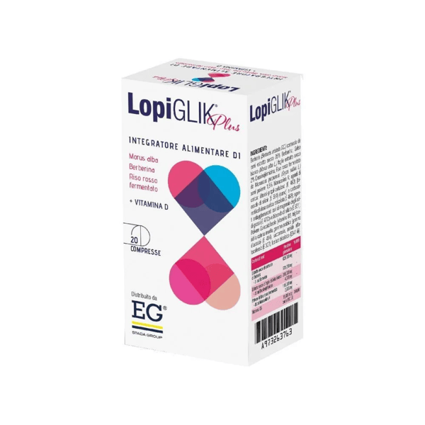 LopiGlik Plus Integratore Colesterolo 20 Compresse