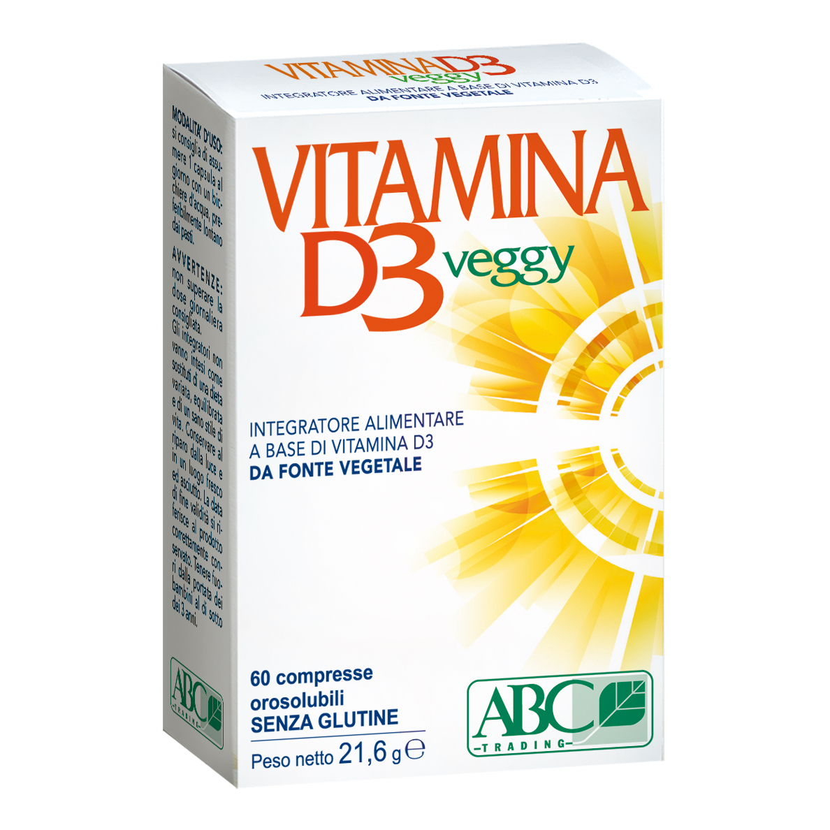 Vitamina d3 veggy 60 compresse orosolubili