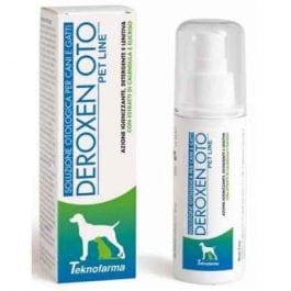 Deroxen Pet Line Oto Soluzione Otologica Igiene Auricolare Cani Gatti 75ml