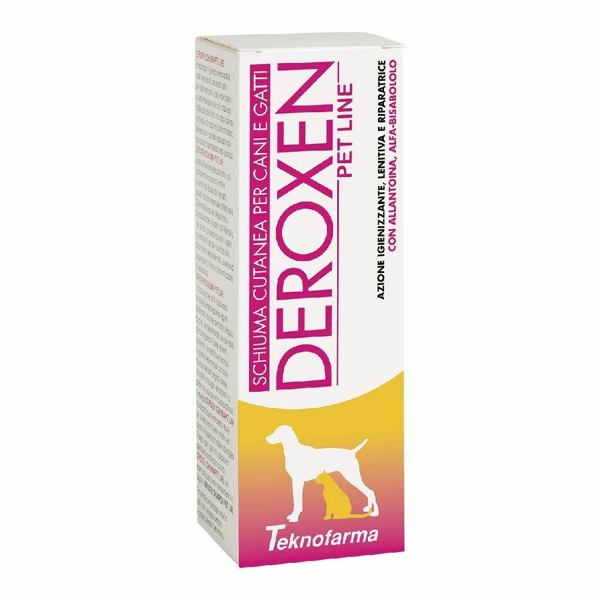 Deroxen Pet Line Schiuma Igiene Cani e Gatti 100 ml