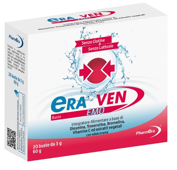 Eraven Emo Bustine per Circolazione Venosa 20 Bust