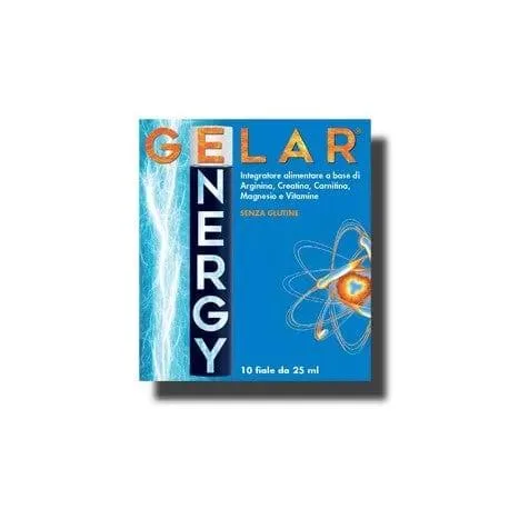 Gelar Energy Integratore per Stanchezza e Affaticamento 10 Fiale da 25 ml