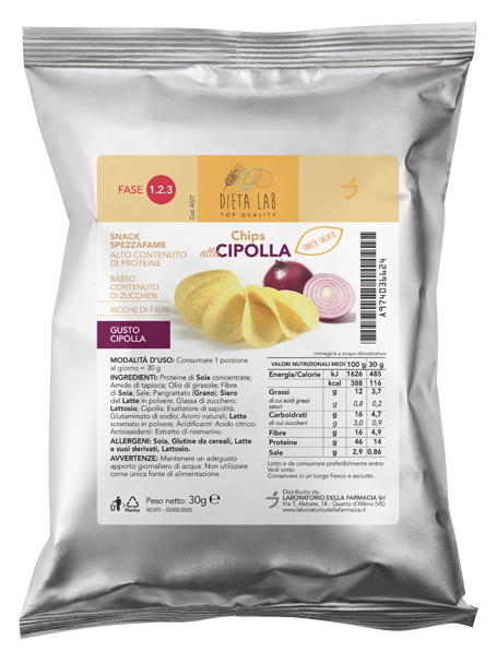 dlab chips alla cipolla 30g