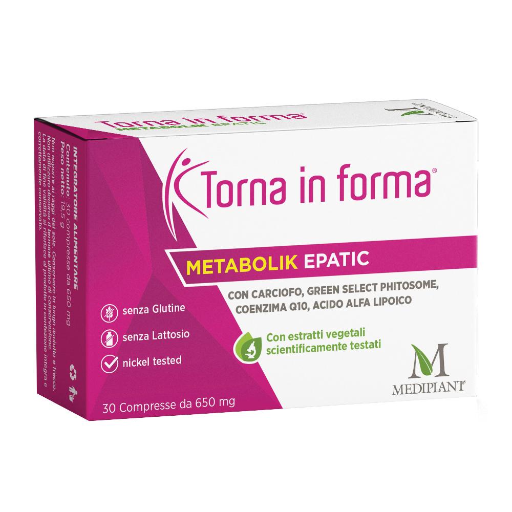 Torna In Forma Metabolik Epatic Integratore Per Il Fegato 30 Capsule