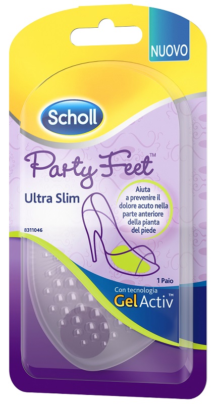 Plantare con cuscinetto party feet gel activ ultra slim 1 paio — confronto prezzi