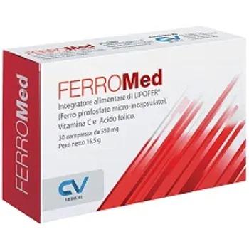 Cv Medical Ferromed Integratore Alimentare Ferro Vitamina C Acido Folico 30 Compresse
