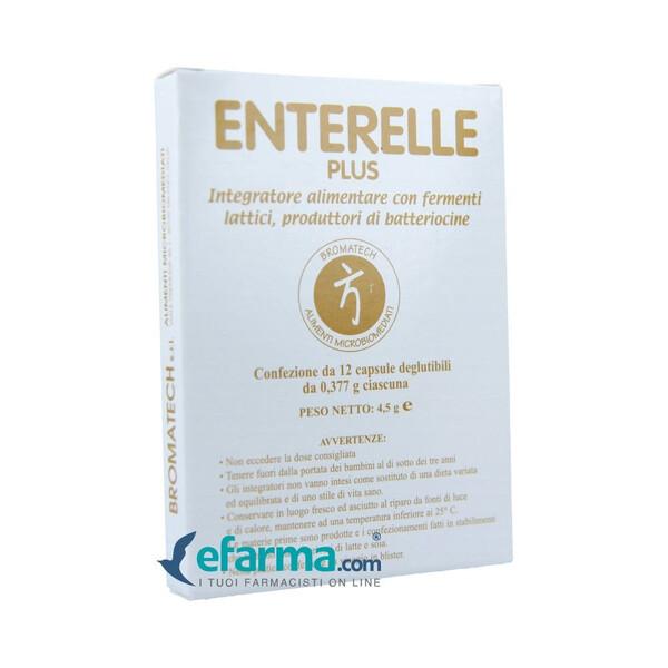 Enterelle Plus Integratore di Fermenti Lattici 12 Capsule