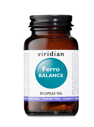 Viridian Ferro Balance Integratore Di Ferro 30 Capsule