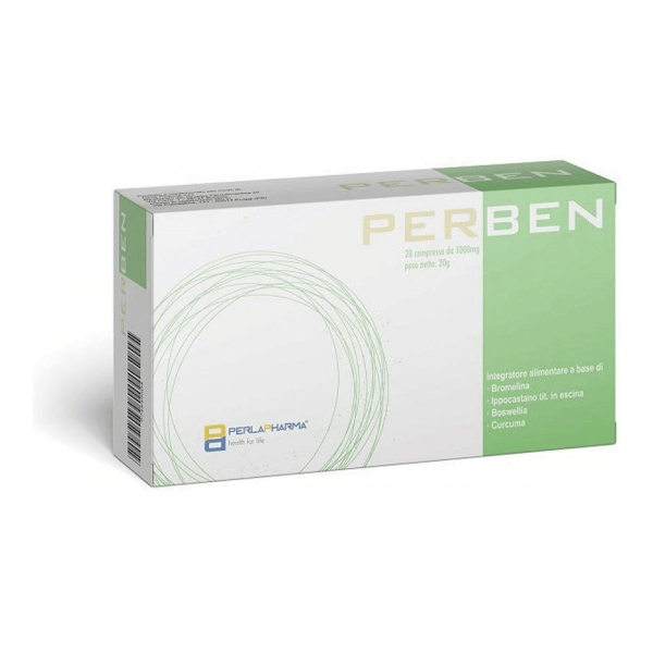 Perla Pharma Perben - Integratore alimentare per il supporto del microcircolo, 20 compresse