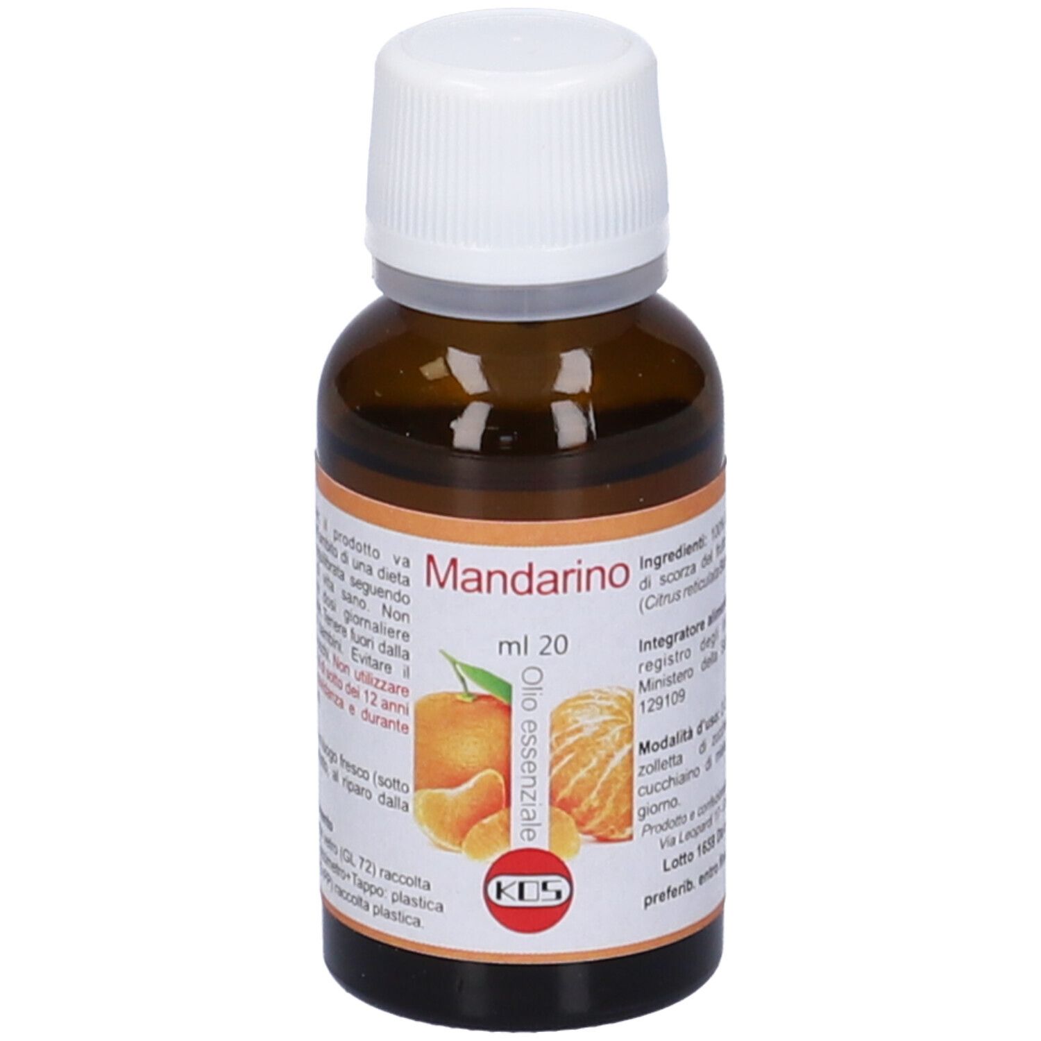 KOS Mandarino Olio Essenziale Gocce 20 ml orali