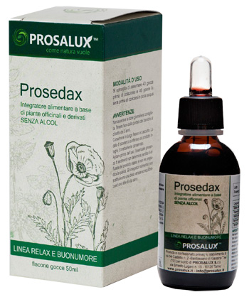Prosalux Prosedax - Prosalux gocce vegetali per il rilassamento e il benessere mentale, 50 ml