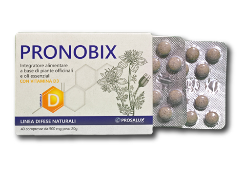Prosalux Pronobix piante officinali - Integratore per le difese immunitarie, 40 compresse