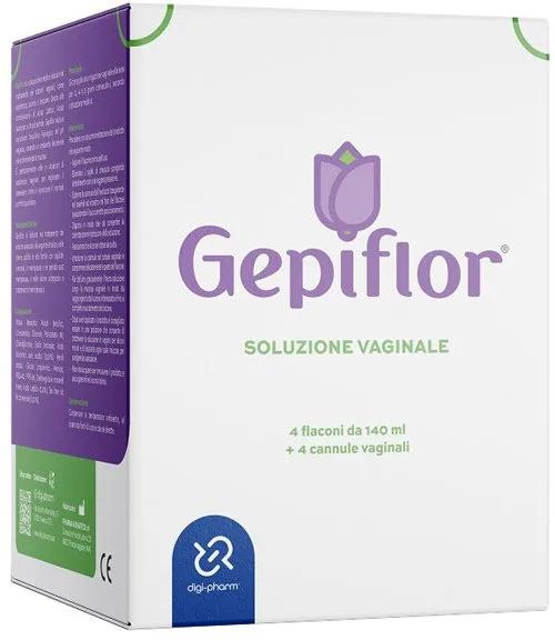 Gepiflor Soluzione Vaginale 4 Flaconi da 140ML