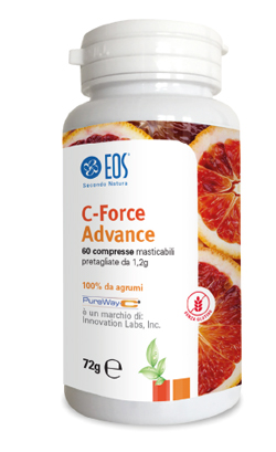 Eos C Force Advance Integratore Vitamina C, 60 Compresse Masticabili