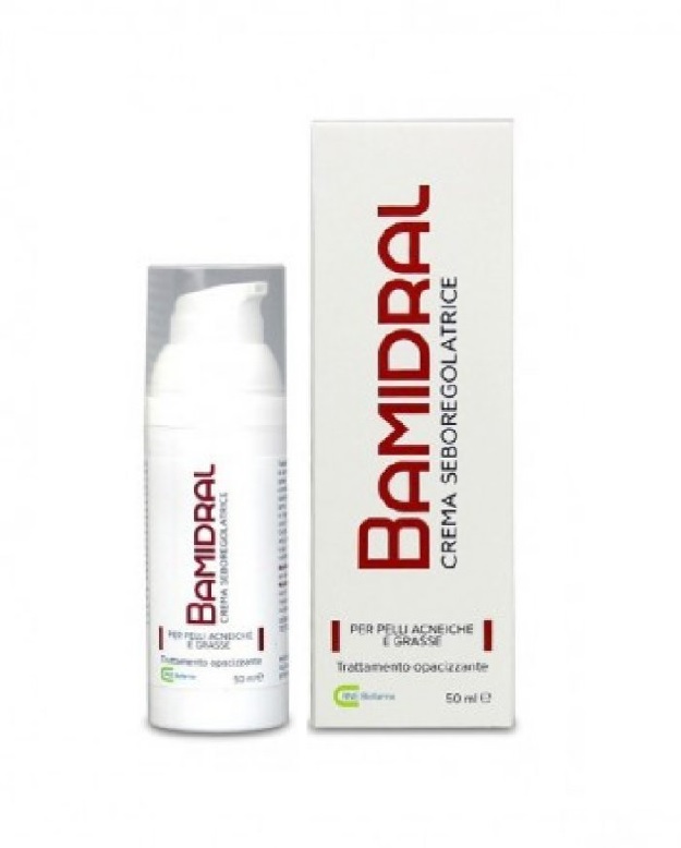 Bamidral Crema Seboregolatrice E Opacizzante Per Pelli Acneiche E Grasse 50ml