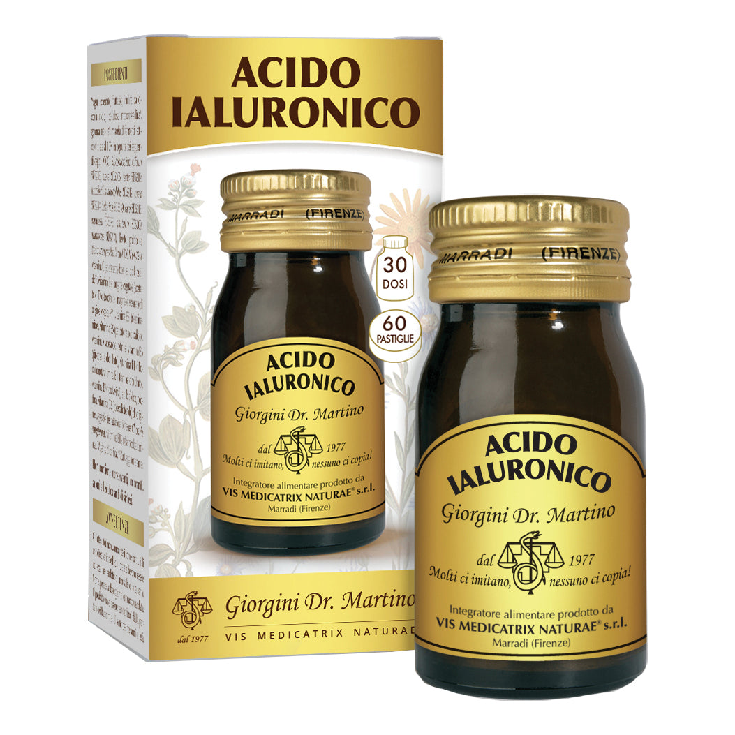 Acido Ialuronico Compresse | Benessere Pelle | 60 Pastiglie