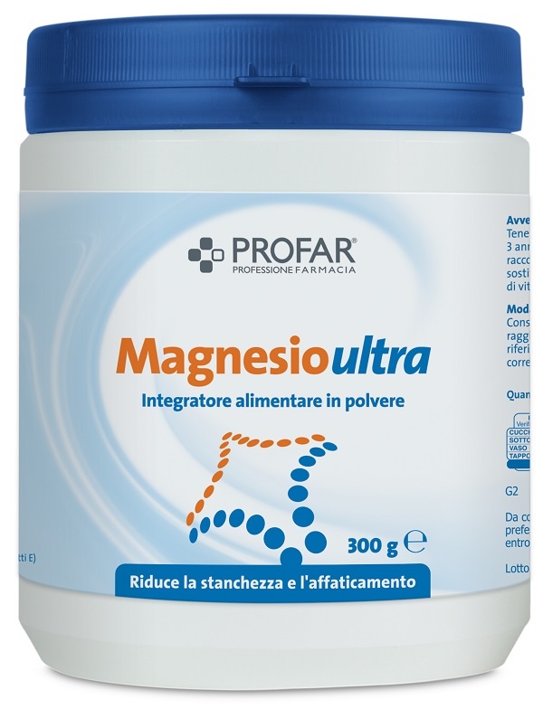 Profar Magnesio Ultra Integratore Alimentare in Polvere, 300g