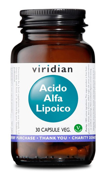 Viridian Acido Alfa Lipoico Integratore Per La Protezione Dallo Stress Ossidativo 30 Capsule — confronto prezzi