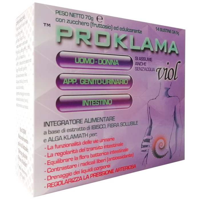Proklama Viol Integratore Per L'apparato Genito-urinario E L'intestino 14 Bustine — confronto prezzi