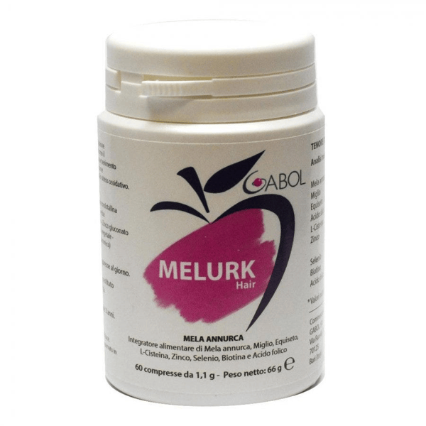 Melurk Hair Integratore per la Crescita e Benessere dei Capelli 60 Compresse