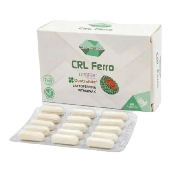 Cr L Pharma Crl Ferro Integratore con Ferro Liposomiale Vitamine 60 Capsule