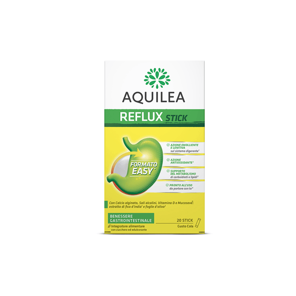 Aquilea Reflux Integratore Benessere Gastrico Stick 20 Stick