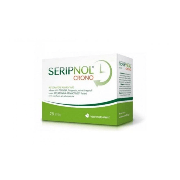Seripnol Crono Integratore per il Benessere del Sistema Nervoso 28 Stick Polvere