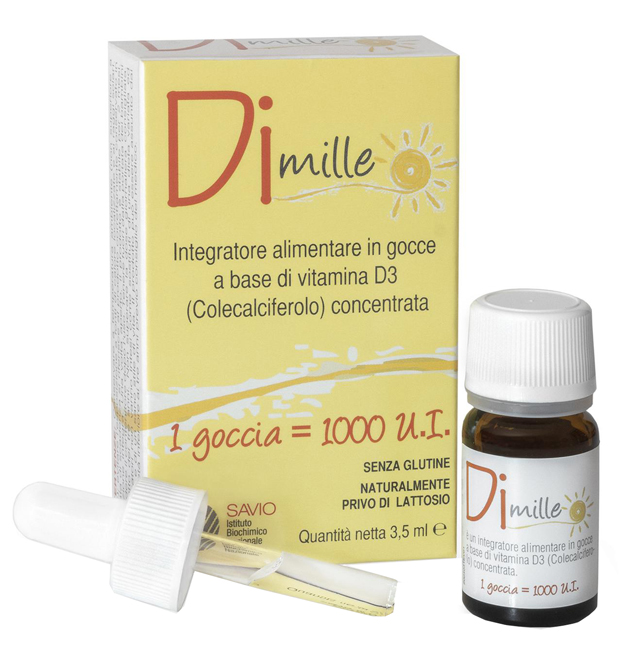 IBN Savio Dimille Gocce Integratore Alimentare Vitamina D3, 3,5ml — confronto prezzi