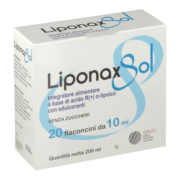 Liponax Sol Integratore per Energia Cellulare 20 Fiale