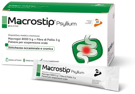 Macrostip Psyllium Dispositivo Medico Contro La Stitichezza 14 Bustine — confronto prezzi