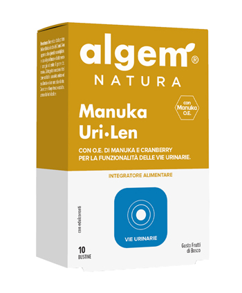 Algem Natura Manuka Uri Len - Integratore per il benessere delle vie urinarie, 10 bustine da 3 g — confronto prezzi
