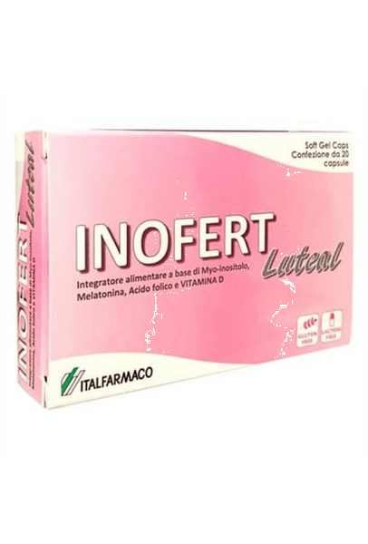 Inofert luteal 20 capsule soft gel — confronto prezzi