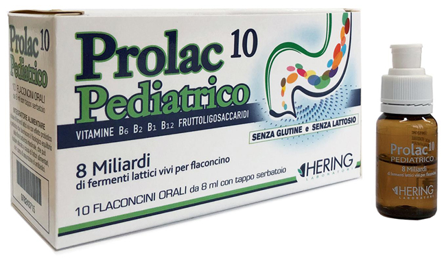 Hering Prolac10 Pediatrico Fermenti Lattici, 10 Flaconcini