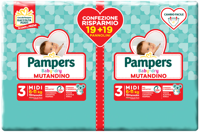 Pampers bd mut duodwct midi38p