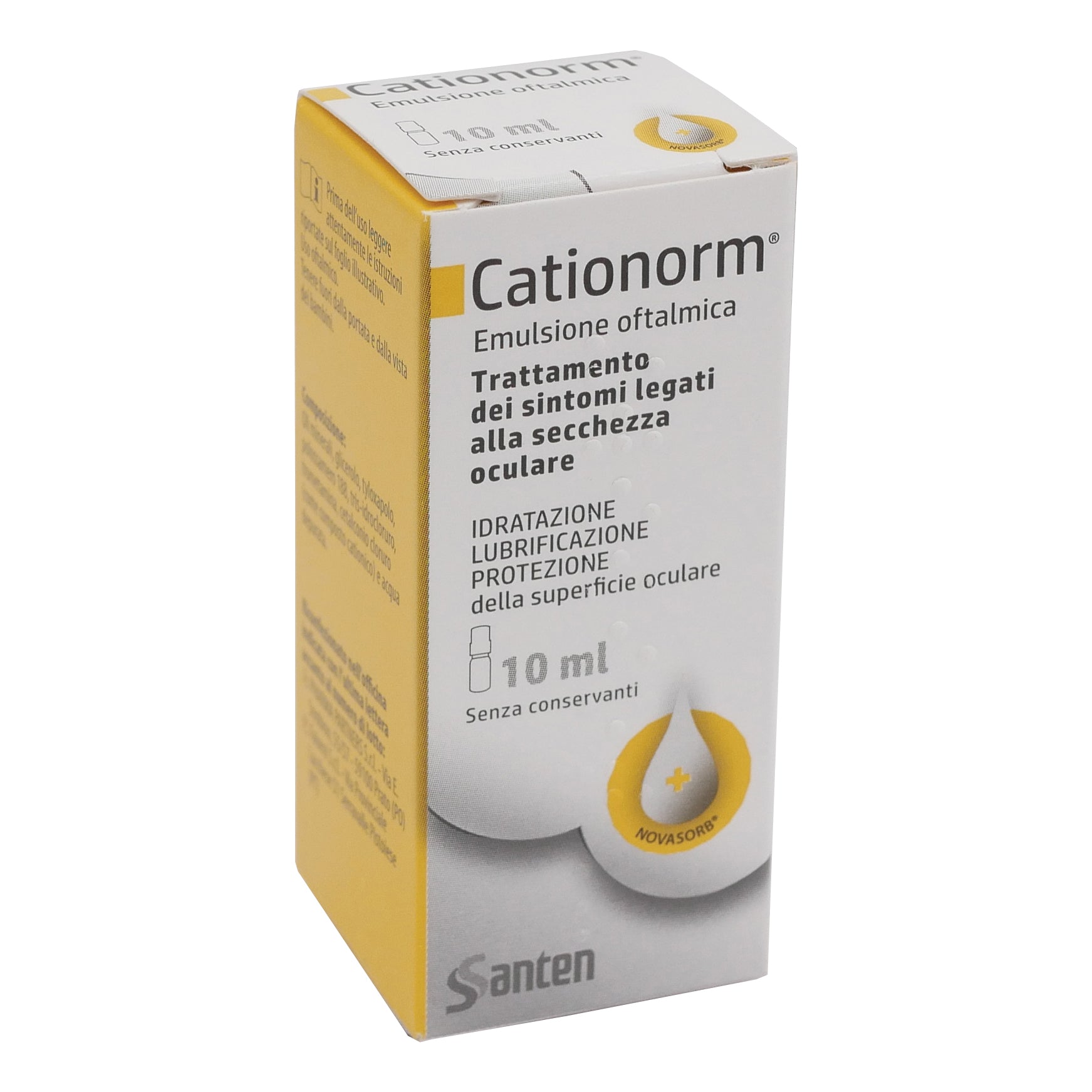 Cationorm Emulsione Oftalmica Flaconcino 10mL — confronto prezzi