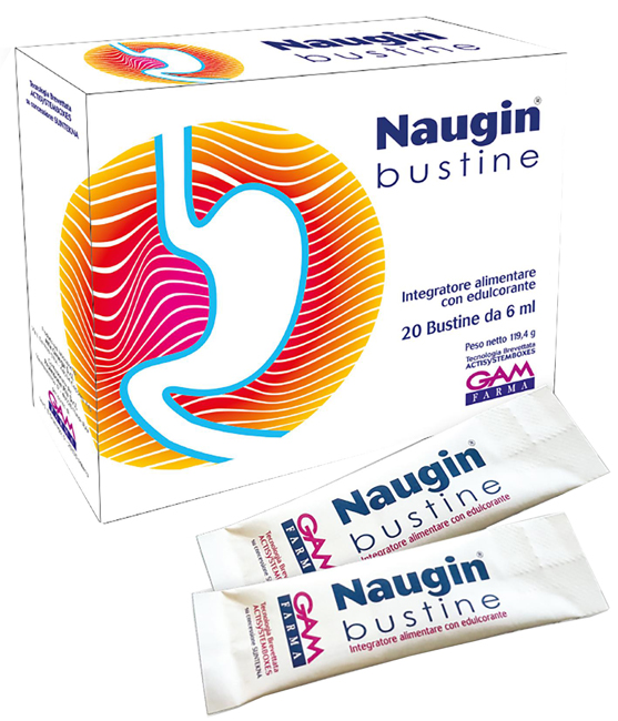 Naugin Integratore Per L'apparato Digerente 20 Bustine 6ml