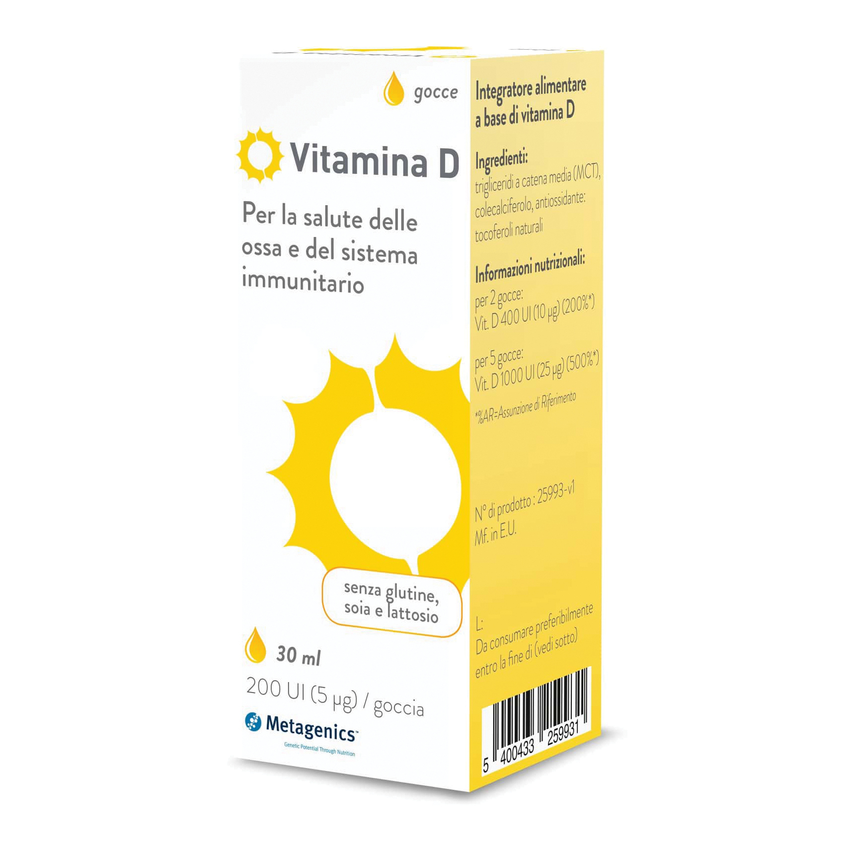 Vitamina d liquido 30 ml