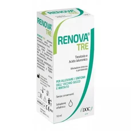 Renova Tre Collirio Idratante Occhi Secchi Flacone Da 10 Ml