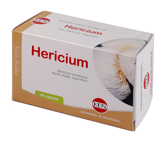 Kos Hericium Estratto Secco Integratore Funzioni Cognitive e Memoria, 60 Capsule