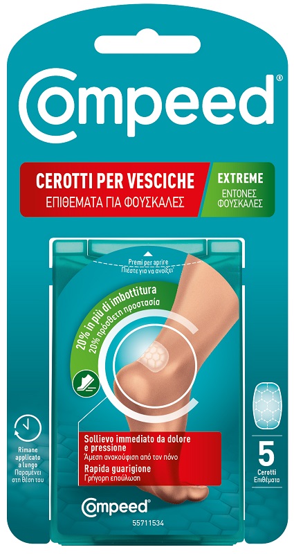 Compeed cerotti per vesciche extreme 5 pezzi — confronto prezzi