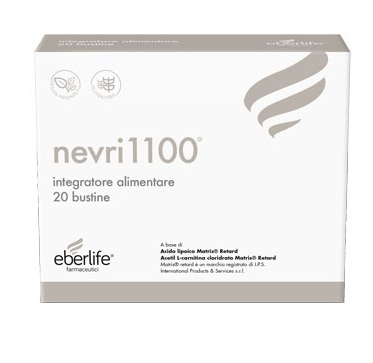 Nevri 1100 Integratore per Sistema Nervoso Gusto Arancia, 20 Bustine